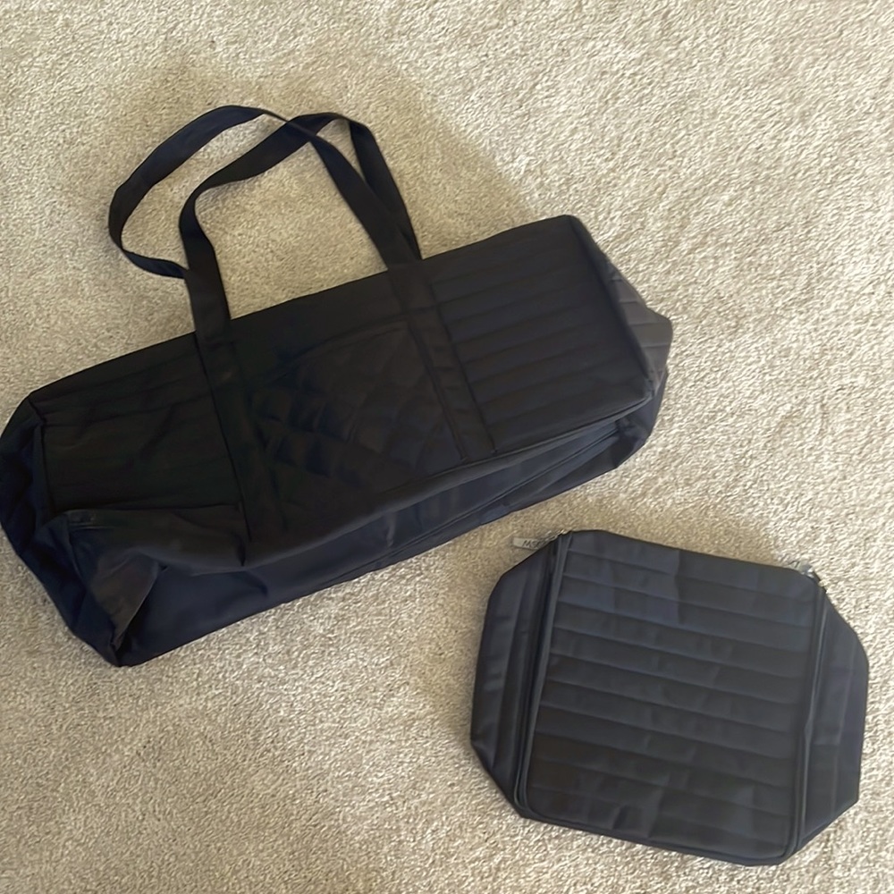 NWOT DSW Black Duffel/Travel Bag Set
